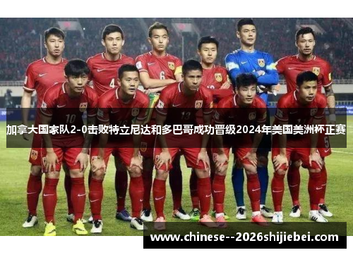 加拿大国家队2-0击败特立尼达和多巴哥成功晋级2024年美国美洲杯正赛